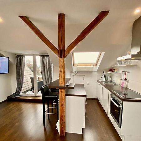 Wohnen Ueber Den Daechern Von Ravensburg, Stadtnah, Kamin, Klima Apartamento Exterior foto