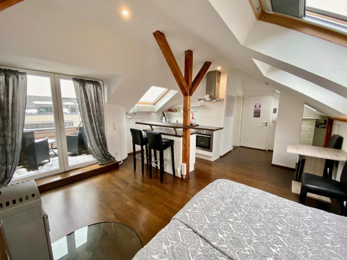 Wohnen Ueber Den Daechern Von Ravensburg, Stadtnah, Kamin, Klima Apartamento Exterior foto